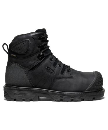 Men's Camden 6' Waterproof Boot (Carbon Toe) Black/Black