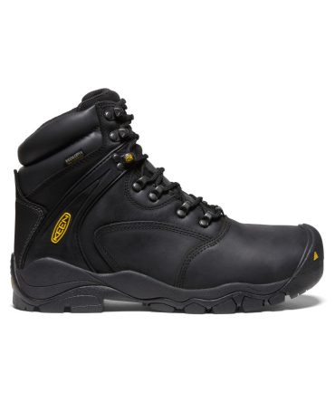 Men's Louisville 6' Waterproof Boot (Steel Toe) Black