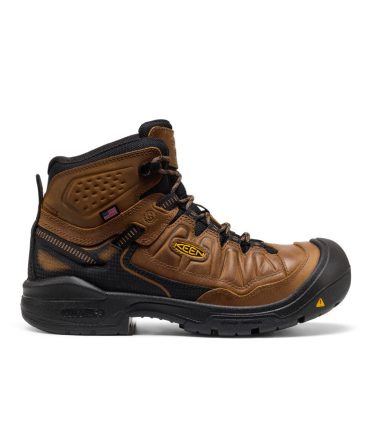 Men's Targhee IV Waterproof Work Boot (Soft Toe) Belgian/Black