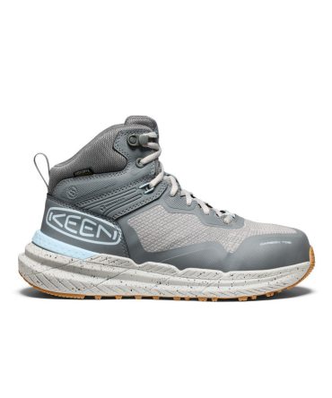 Women's Synchro Waterproof Work Boot (Carbon Toe) Steel Grey/Gum